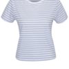 Modro-biele pruhované tričko s rozparkom Miss Selfridge