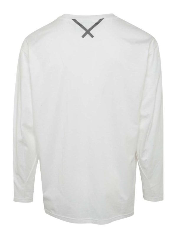 Biele pánske tričko s dlhým rukávom adidas Originals XBYO