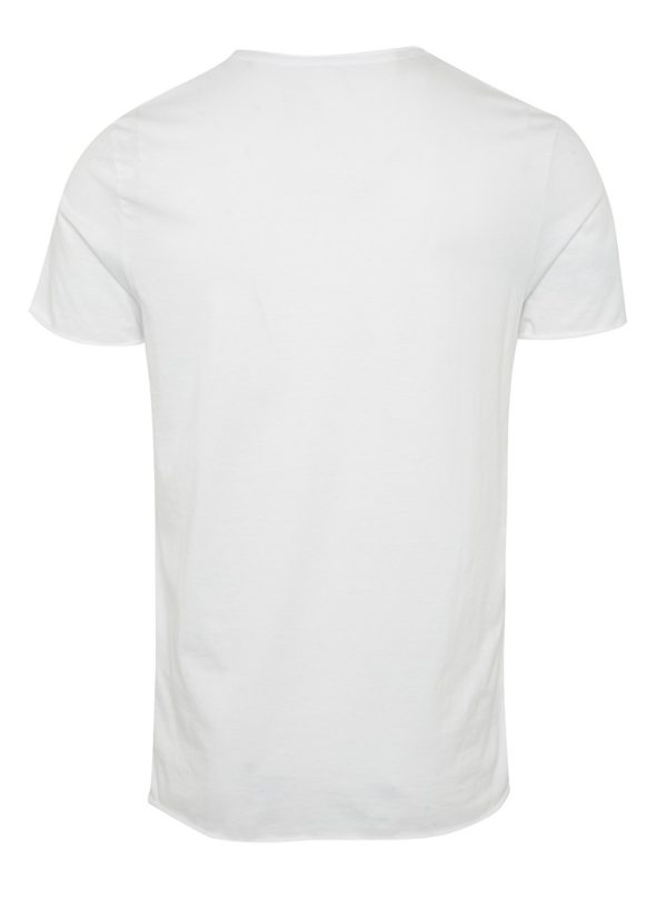 Biele basic tričko s krátkym rukávom Selected Homme Newmerce