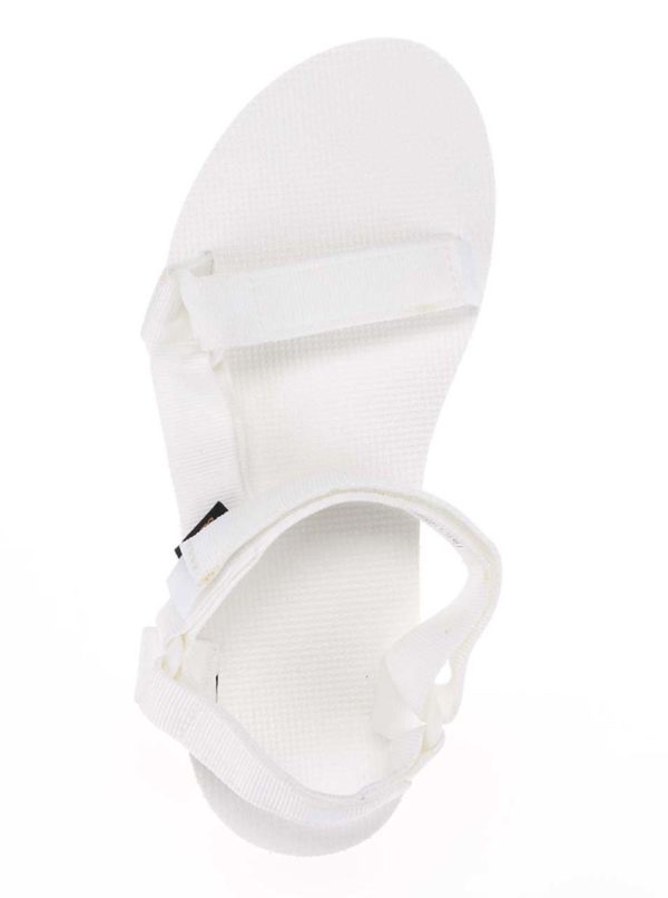 Biele dámske sandále na platforme Teva