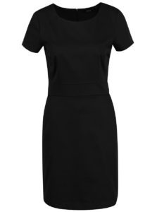 Čierne šaty s krátkym rukávom VERO MODA Maya