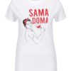 Biele dámske tričko ZOOT Originál Sama doma