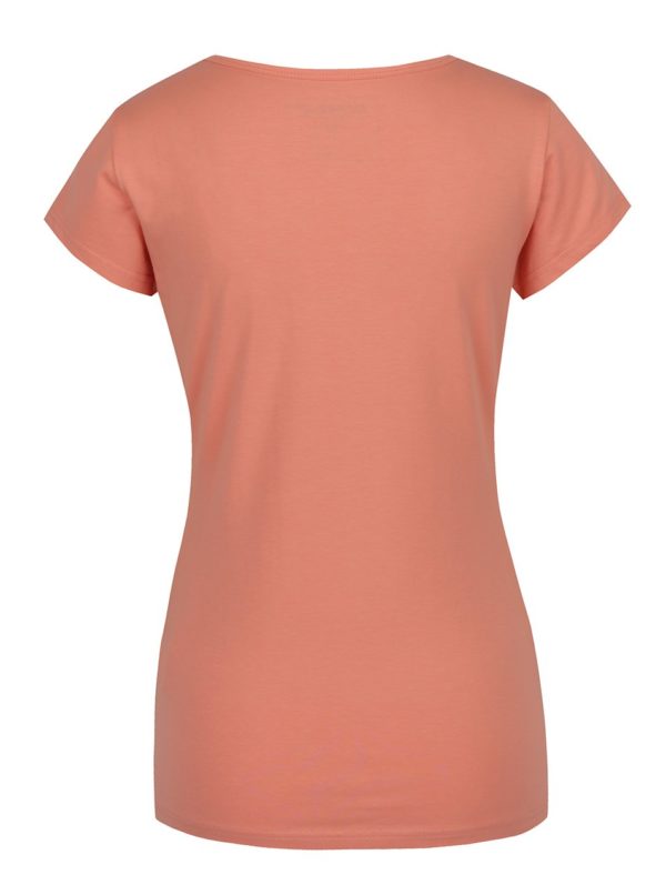 Oranžové dámske tričko s potlačou BUSHMAN Selma