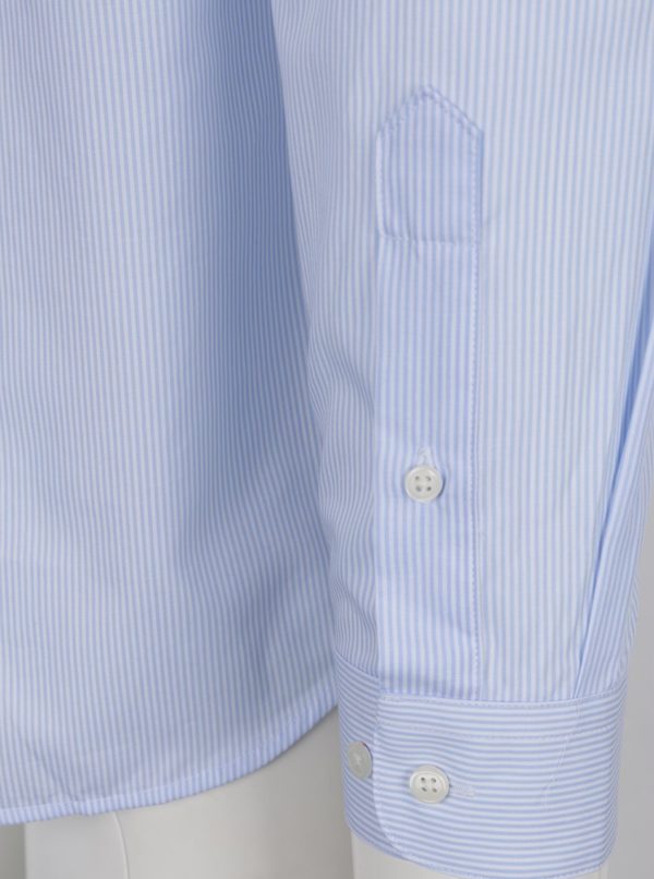 Svetlomodrá formálna  prúžkovaná slim fit  košeľa Jack & Jones Premium Costa Rica