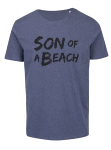 Modré pánske melírované tričko ZOOT Originál Son of a beach