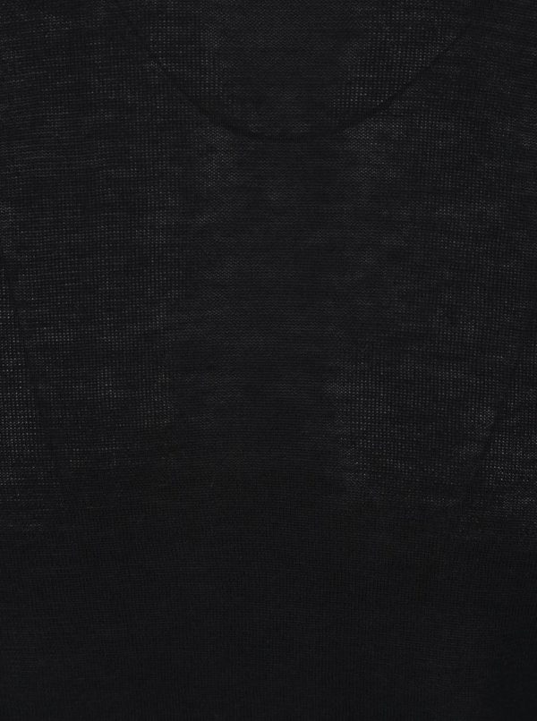 Čierne tričko s dlhým rukávom Jack & Jones Premium Jamie
