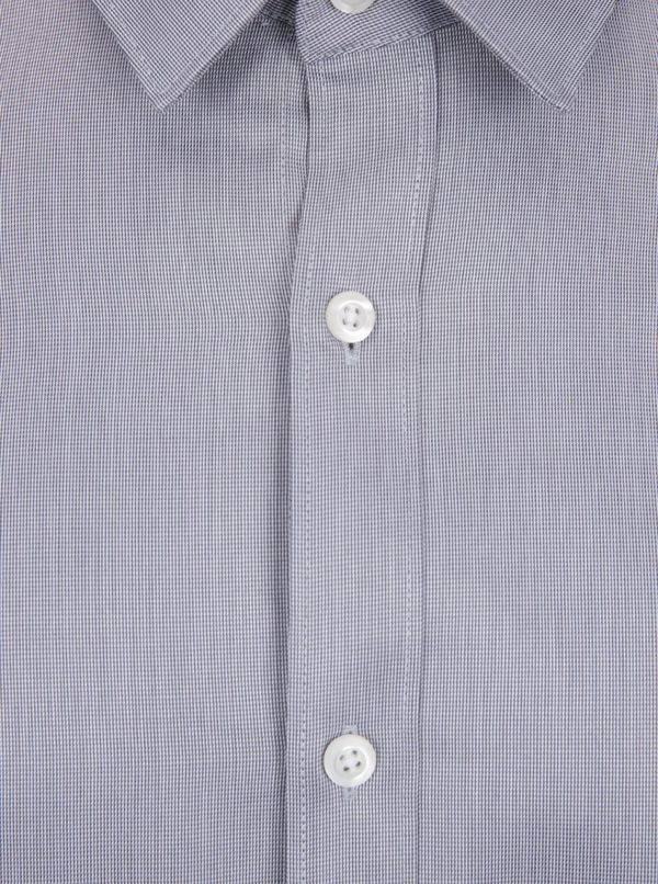 Sivá vzorovaná formálna slim fit košeľa Selected Homme Done