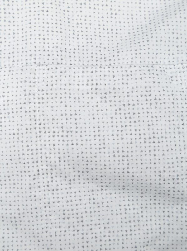 Biela pánska vzorovaná košeľa s vreckom Garcia Jeans