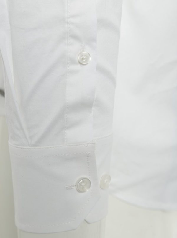 Biela pánska formálna košeľa s dlhým rukávom Garcia Jeans Dario