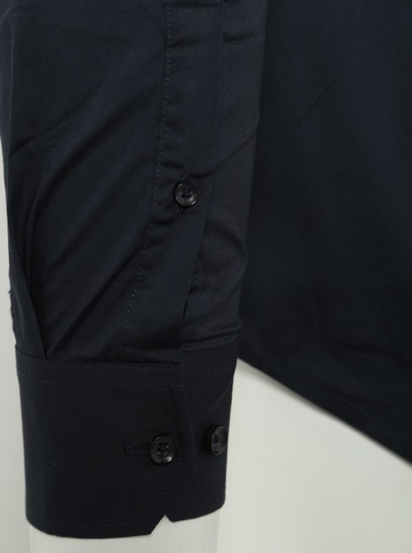 Tmavomodrá pánska formálna košeľa s dlhým rukávom Garcia Jeans Dario