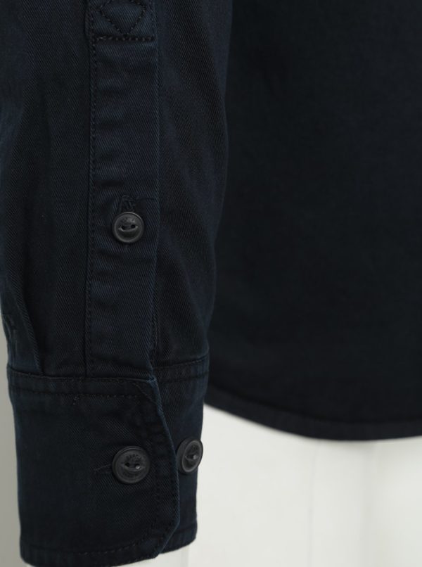 Tmavomodrá pánska košeľa s vreckami Garcia Jeans