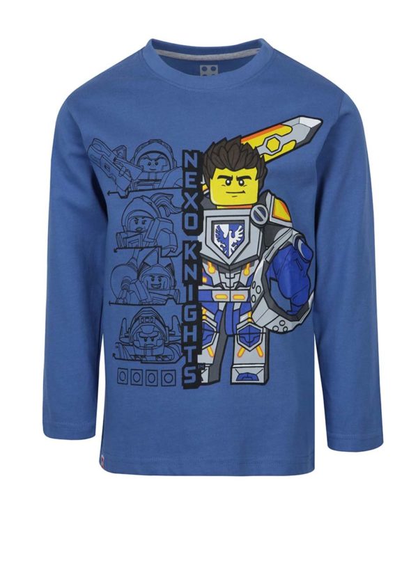 Modré chlapčenské tričko s dlhým rukávom Lego Wear