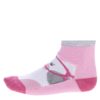 Súprava troch párov dievčenských vzorovaných ponožiek v sivej a ružovej farbe 5.10.15. 