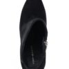 Čierne dámske semišové topánky na podpätku Tommy Hilfiger Shu