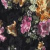 Čierne kvetované maxi šaty Mela London