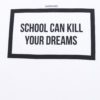 Biele pánske tričko ZOOT Originál School can kill