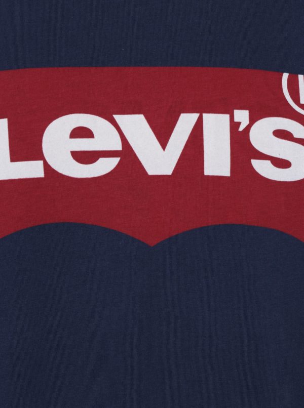 Tmavomodré pánske tričko s potlačou Levi's®