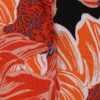 Oranžové kvetované maxišaty bez rukávov Dorothy Perkins