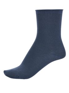 Modré ponožky s ligotavými odleskmi Selected Femme Lucy