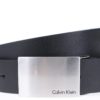 Čierny pánsky kožený opasok Calvin Klein Mino