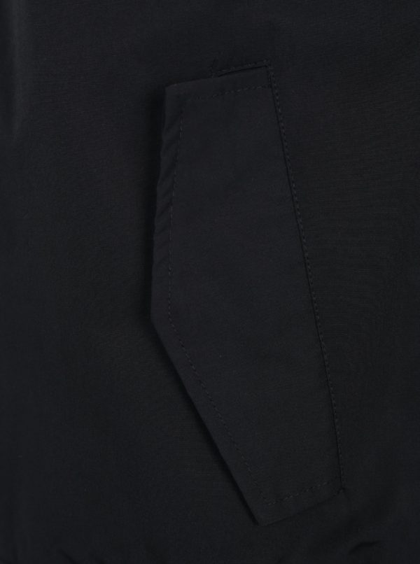 Čierna bunda Burton Menswear London  