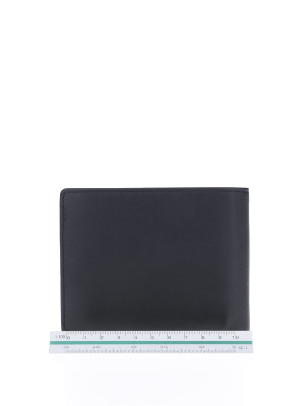 Čierna pánska kožená peňaženka Calvin Klein Rail