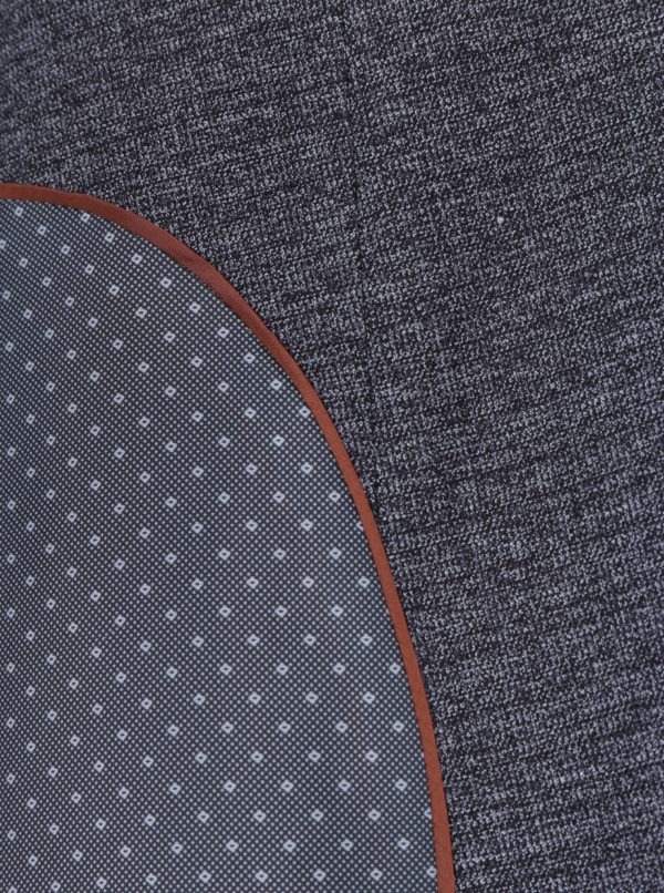 Sivé melírované oblekové skinny sako Burton Menswear London