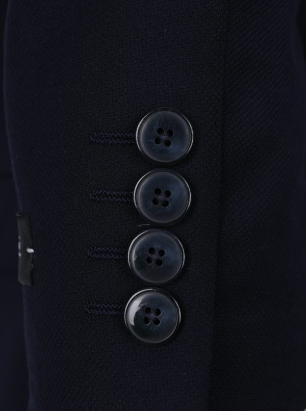 Tmavomodré oblekové slim sako Burton Menswear London