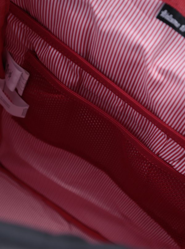 Čierno-ružový kockovaný batoh Herschel Reid 21 l