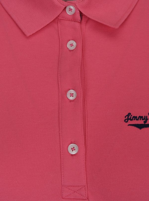 Ružové dámske polo tričko Jimmy Sanders