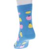Modré detské ponožky s motívom ovocia Happy Socks Fruit