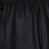 Čierna koženková sukňa s gumou v páse VERO MODA Riley