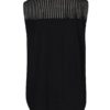 Čierno-biely dámsky vzorovaný top bez rukávov Calvin Klein Jeans Westa