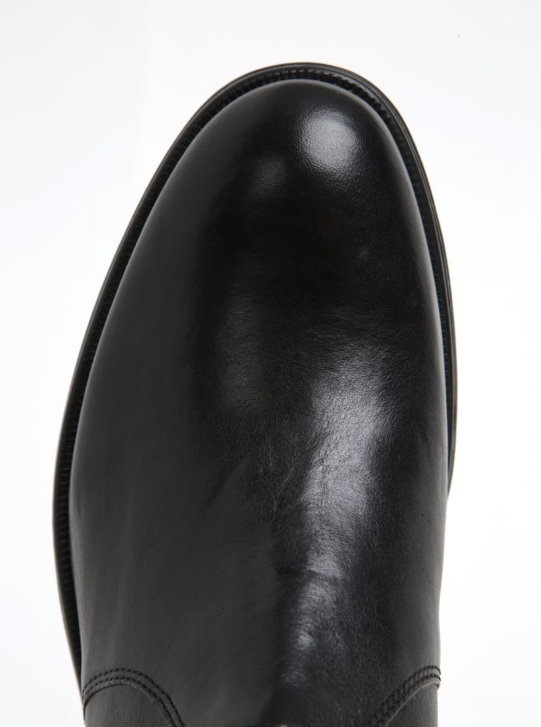 Čierne pánske kožené chelsea topánky Geox Blaxe B