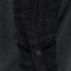 Čierno-sivé pánske melírované tričko s dlhým rukávom Ragwear Tibor