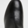 Čierne dámske kožené členkové topánky na metalickom podpätku ALDO Kaedi