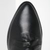 Čierne dámske kožené členkové topánky s nazberkaním Royal RepubliQ