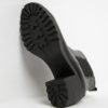 Čierne dámske kožené chelsea topánky na podpätku Vagabond Grace