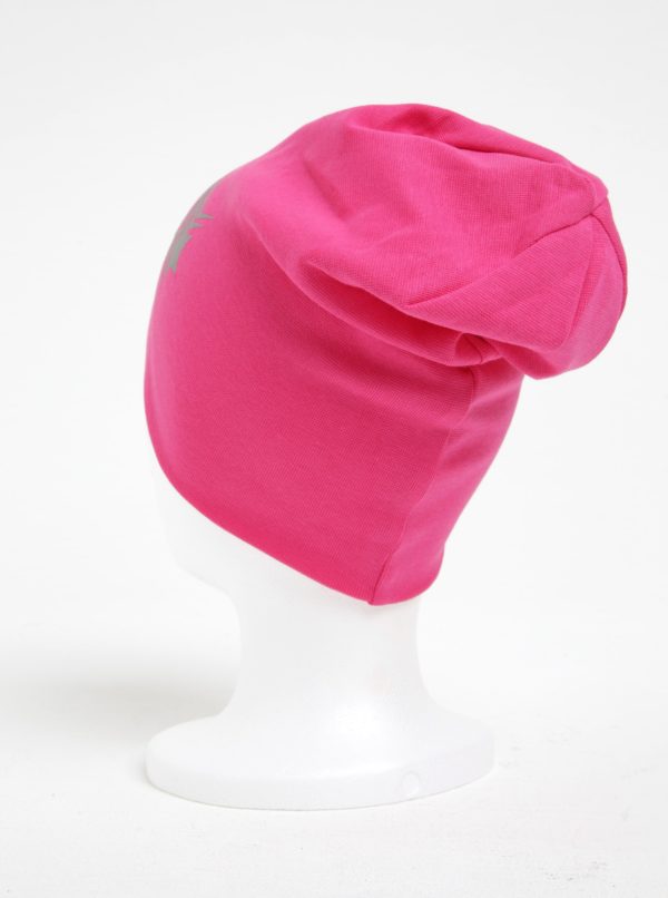 Ružová dievčenská čiapka s potlačou name it Moppy