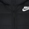 Čierny dámsky prešívaný páperový kabát Nike Sportswear Fill