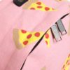 Ružový batoh s potlačou pizze Mi-Pac Pizza 17 l