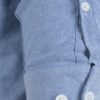 Svetlomodrá pánska neformálna košeľa bez goliera Garcia Jeans