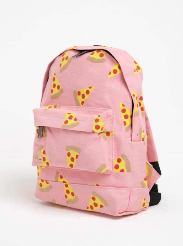 Ružový detský batoh s potlačou pizze Mi-Pac Mini Pizza 10,5 l