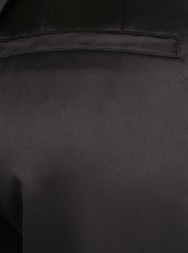 Čierne culottes nohavice s vysokým pásom VILA Larissa