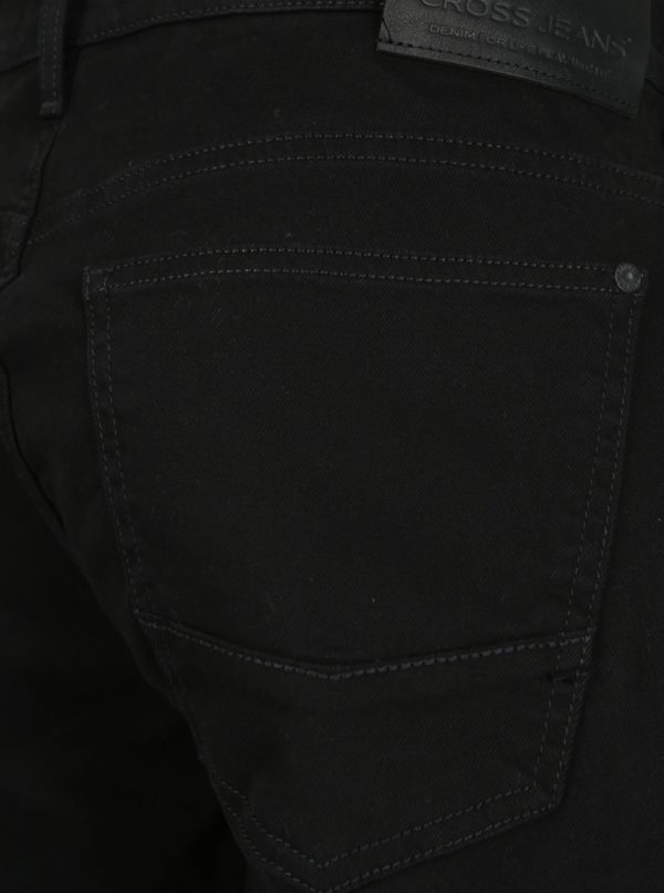 Čierne pánske regular fit tapered rifle Cross Jeans