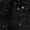 Čierna prešívaná páperová bunda s kožúškom VERO MODA Marga