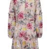 Svetloružové kvetované šaty Miss Selfridge