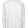 Biela formálna regular fit košeľa s jemným vzorom Braiconf Costin
