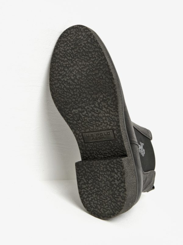 Čierne chelsea topánky U.S. Polo Assn.  