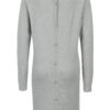 Sivé dámske melírované svetrové šaty Roxy Winter Story